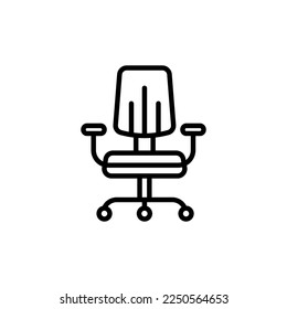 Office Chair icon in vector. Logotype