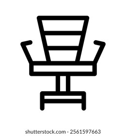 Office Chair Icon Vector Symbol Design Illustration