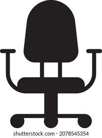 Office chair icon for web and mobile