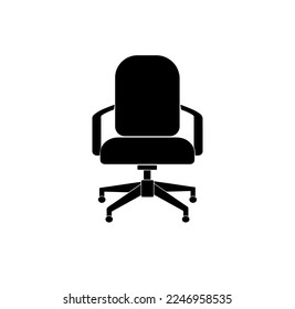 office chair icon,isolated on white background