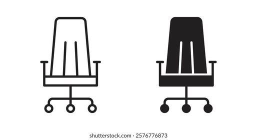 Office chair icons pack for ui designs