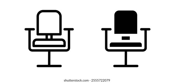 Office chair icons for web ui designs