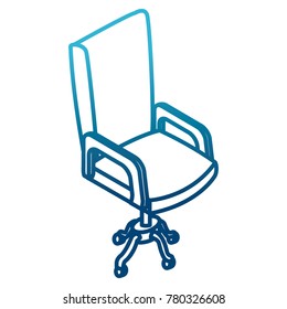 Office chair isolated