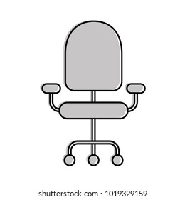 office chair isolated icon
