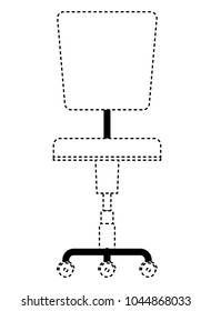 office chair isolated icon