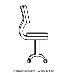 office chair isolated icon