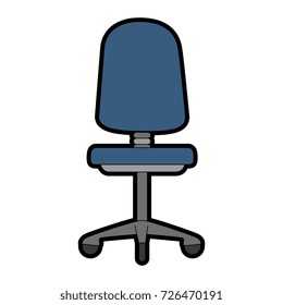 office chair isolated icon