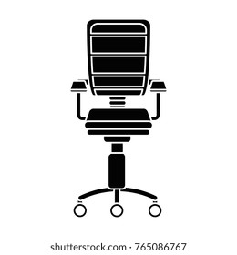 office chair isolated icon