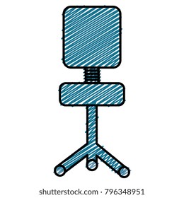 office chair isolated icon