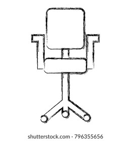 office chair isolated icon