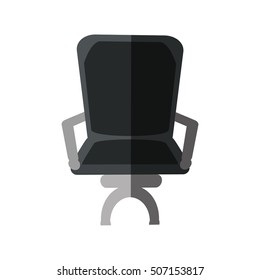 office chair isolated icon vector illustration design