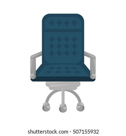 office chair isolated icon vector illustration design