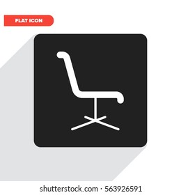 office chair line vector icon