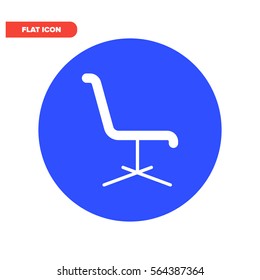 office chair line vector icon