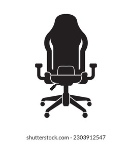 Office chair logo icon,vector illustration template design.