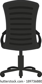 Office chair seen from a simple front
