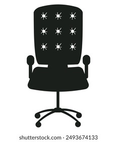 office chair silhouette. Silhouette of Chair