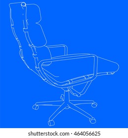 office chair sketch vector