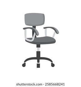 Office chair in various points of view Vector illustration