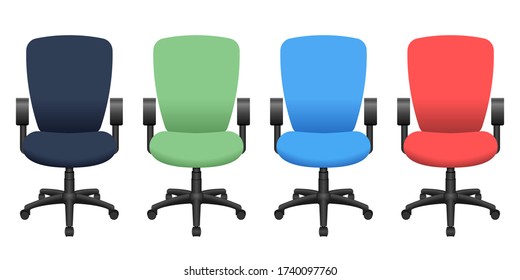 Office chair vector design illustration isolated on white background