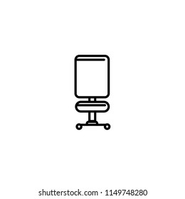 Office chair vector icon