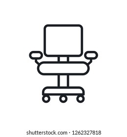 office chair vector icon