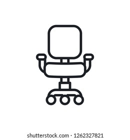 office chair vector icon