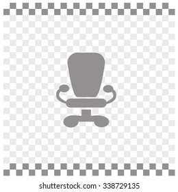 Office chair vector icon.