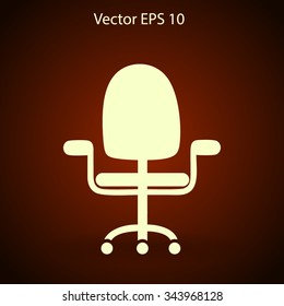 office chair vector icon