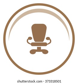 Office chair vector icon.