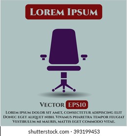 Icono vectorial de Office Chair