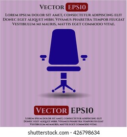 Office Chair vector icon