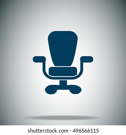 Office chair vector icon
