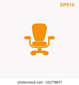 Office chair vector icon