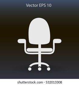 office chair vector icon
