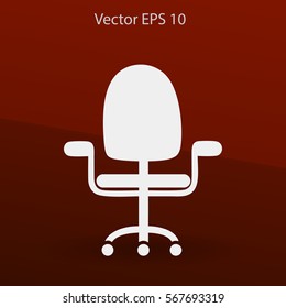 office chair vector icon