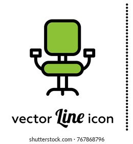 office chair vector icon