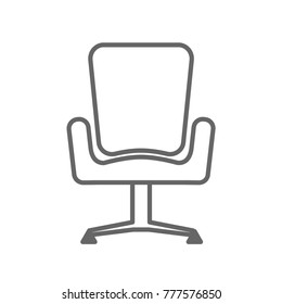 Office chair, vector icon