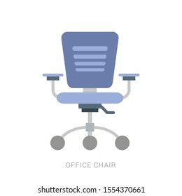 Office Chair vector icon design.