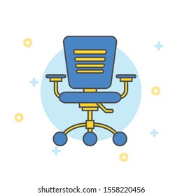 Office Chair vector icon design