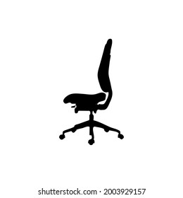 office chair vector icon isolated