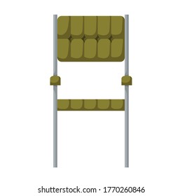 Office chair vector icon.Cartoon vector icon isolated on white background office chair.