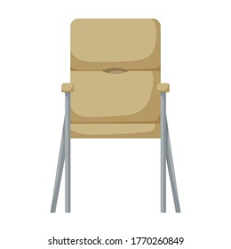 Office chair vector icon.Cartoon vector icon isolated on white background office chair.