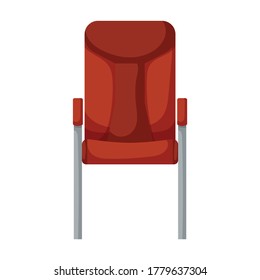 Office chair vector icon.Cartoon vector icon isolated on white background office chair.