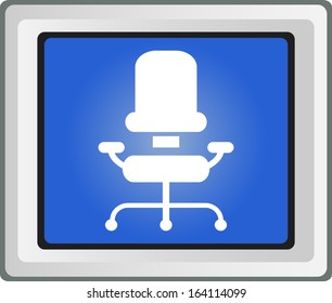 office chair - vector illustration 