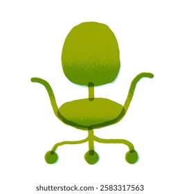 Office Chair Vector Illustration .