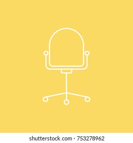 Office Chair vector line icon. eps-10