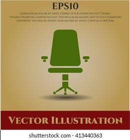 Office Chair vector symbol