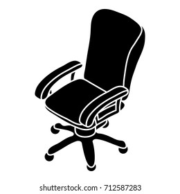 Office chair wheel icon. Simple illustration of office chair wheel vector icon for web design isolated on white background