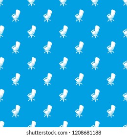 Office chair wheel pattern vector seamless blue repeat for any use